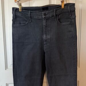 MOTHER Men's Charcoal Slim Jeans